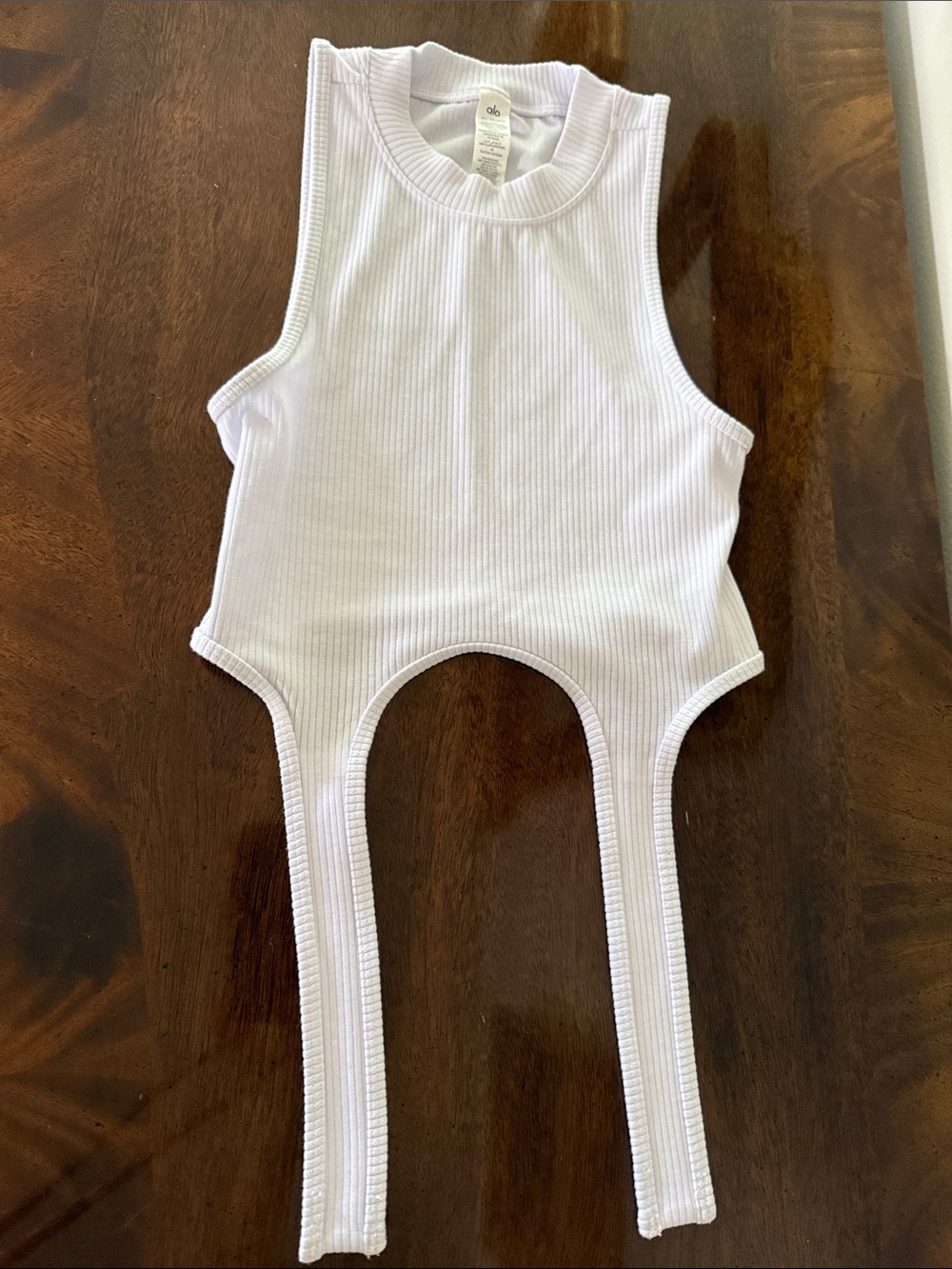 ALO Wellness Rib Flaunt Tank Top XS